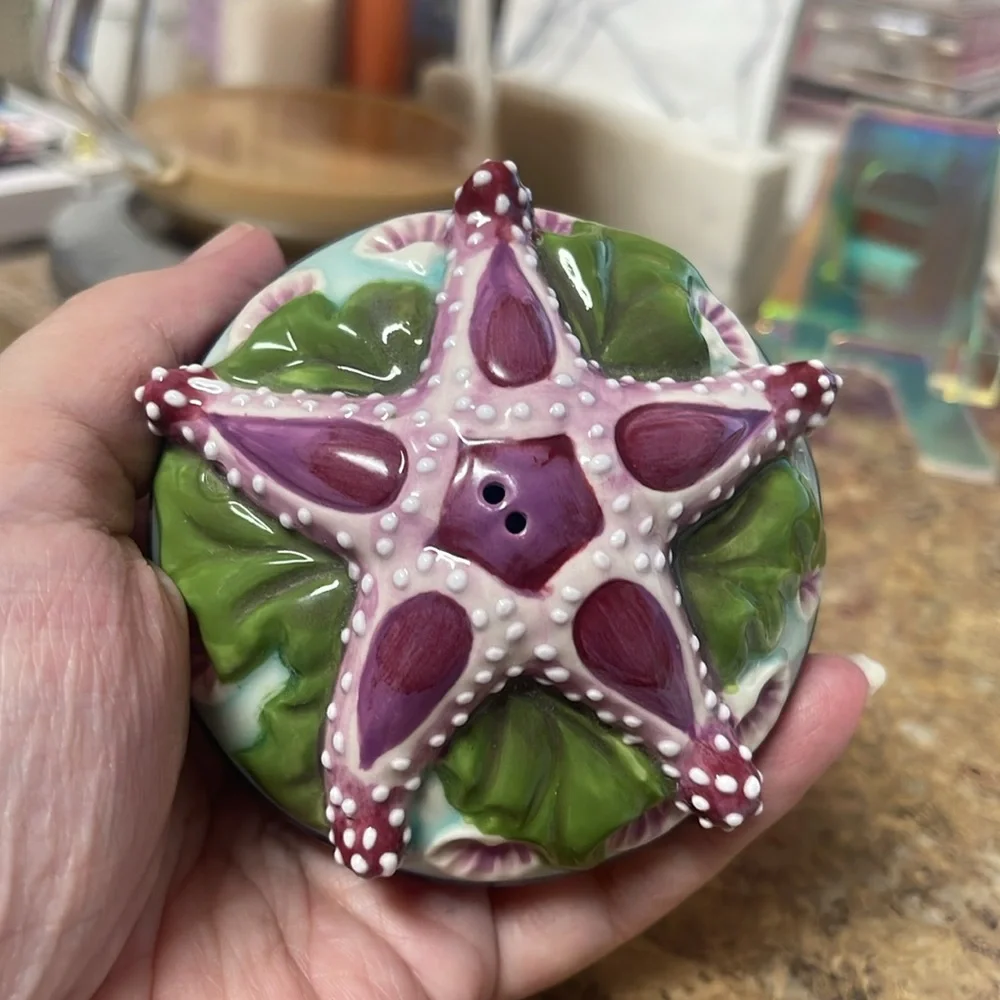 J. McCall Blue Sky Clayworks Starfish Salt Shaker